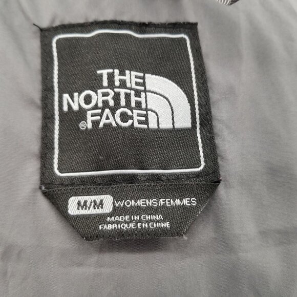 Women's The North Face TNF White Nuptse 550 Down White Puffer Vest Jacket Sz M - Picture 11 of 13